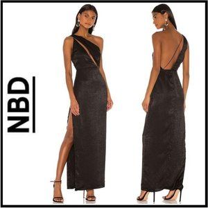NWT NBD Nemisis Gown in Black Size Small